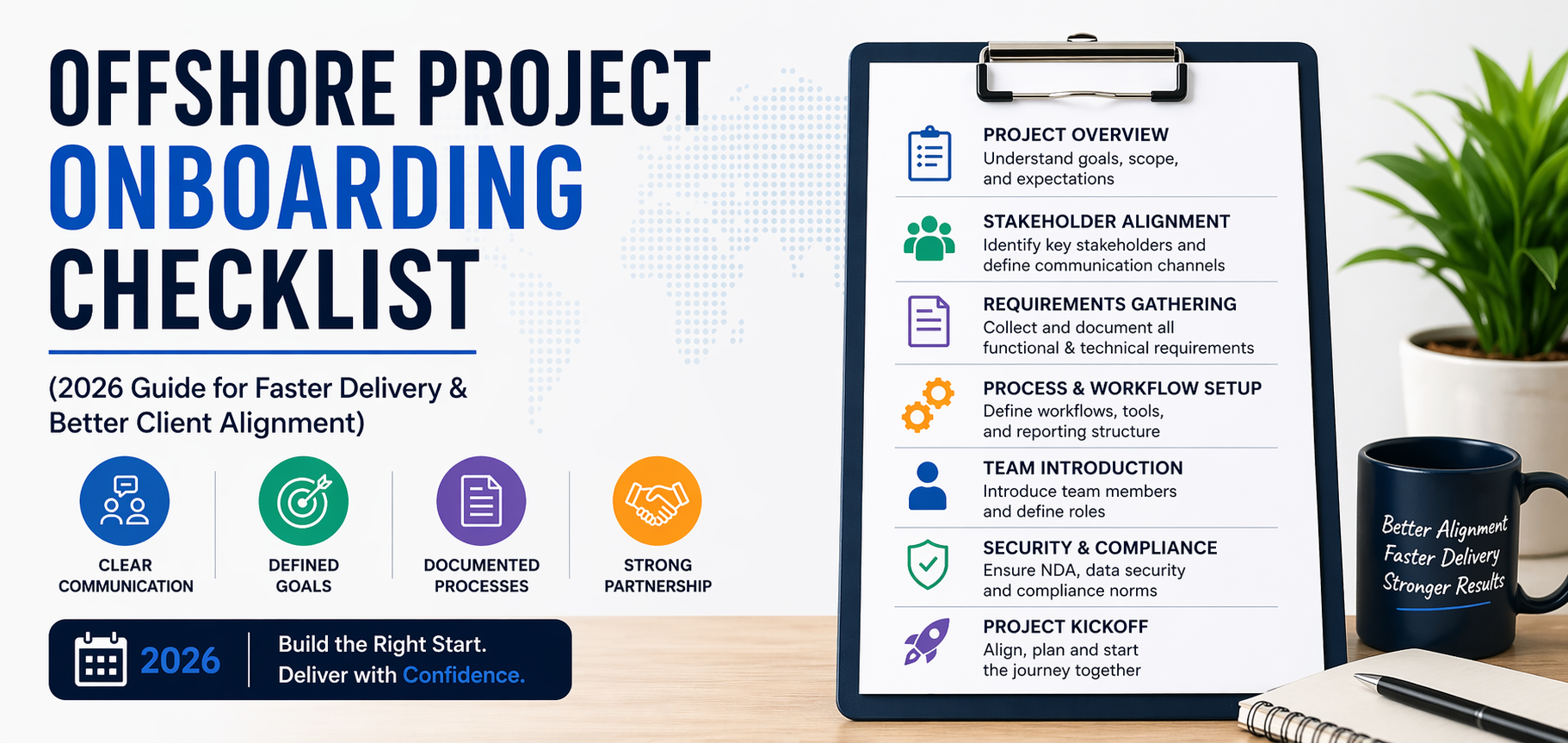 Offshore Project Onboarding Checklist (2026 Guide for Faster Delivery & Better Client Alignment)