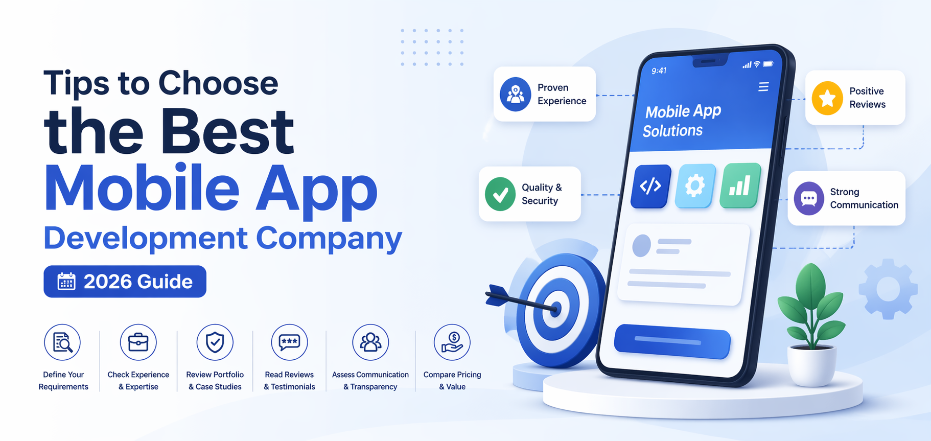 Tips to Choose the Best Mobile App Development Company (2026 Guide)