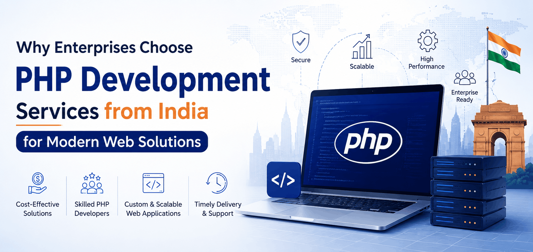 Why Enterprises Choose PHP Development Services from India for Modern Web Solutions